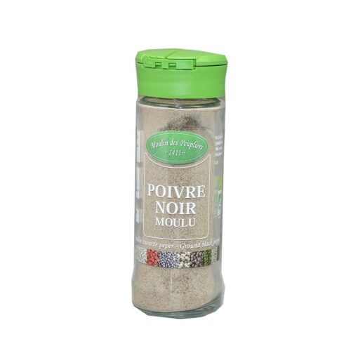 Poivre noir moulu 50g bio